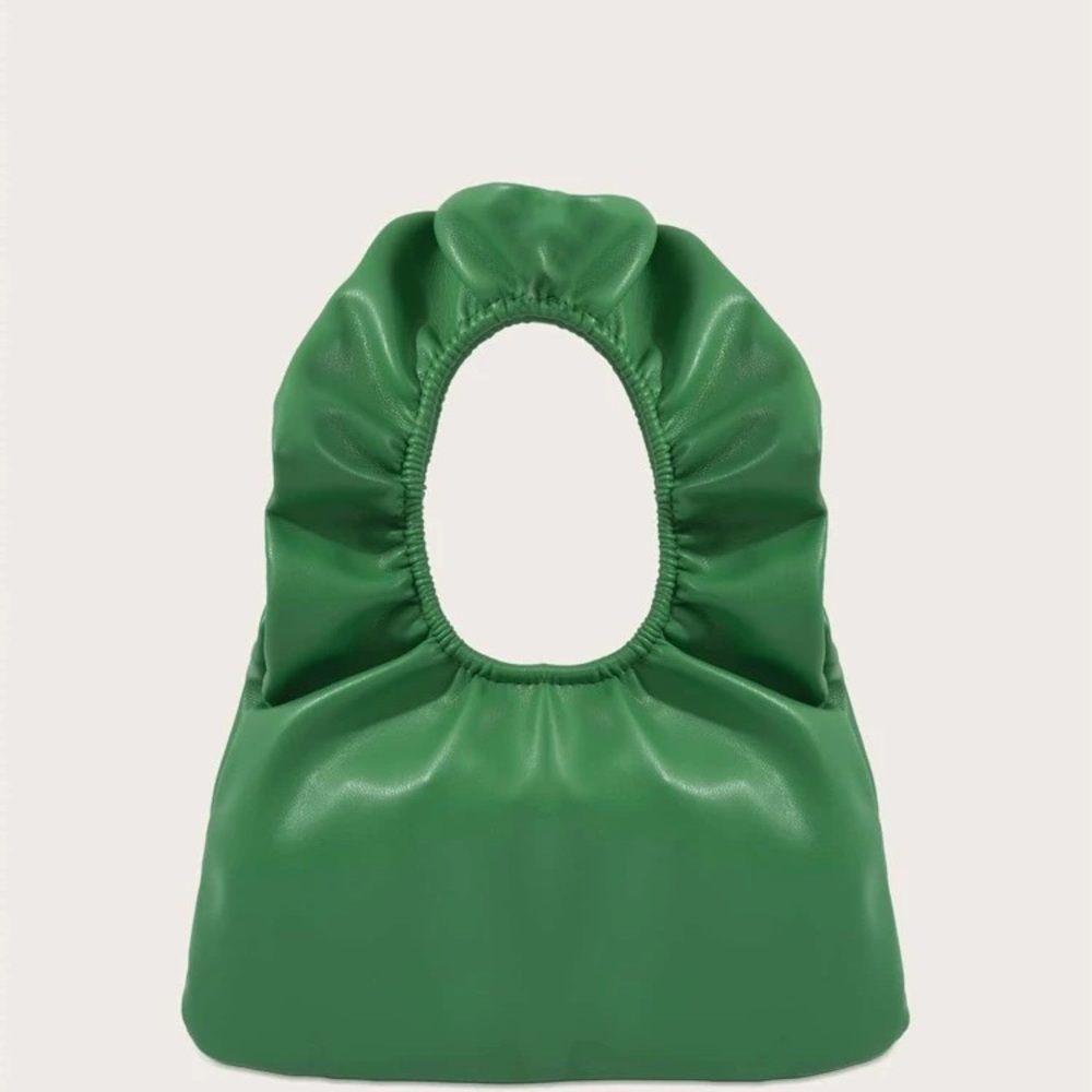 Ruched handbag